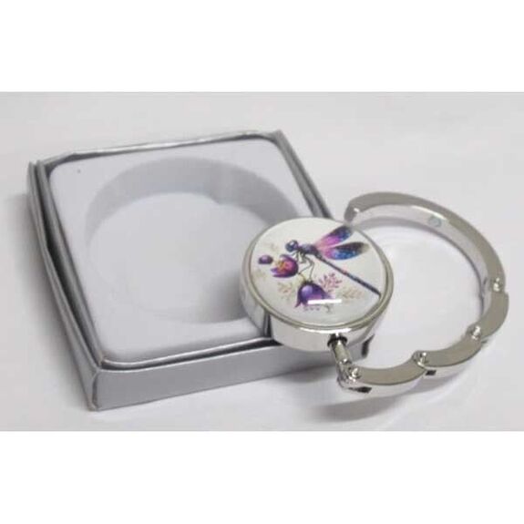accroche sac table libellule