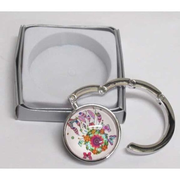 foldable handbag holder dream catcher butterfly