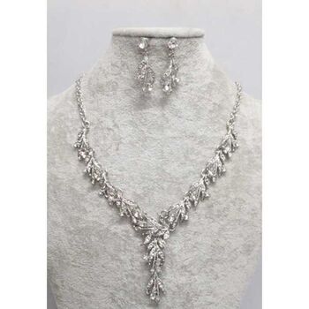 bijoux forêt cristal collier boucle oreille