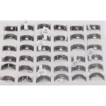 steel ring man various designs