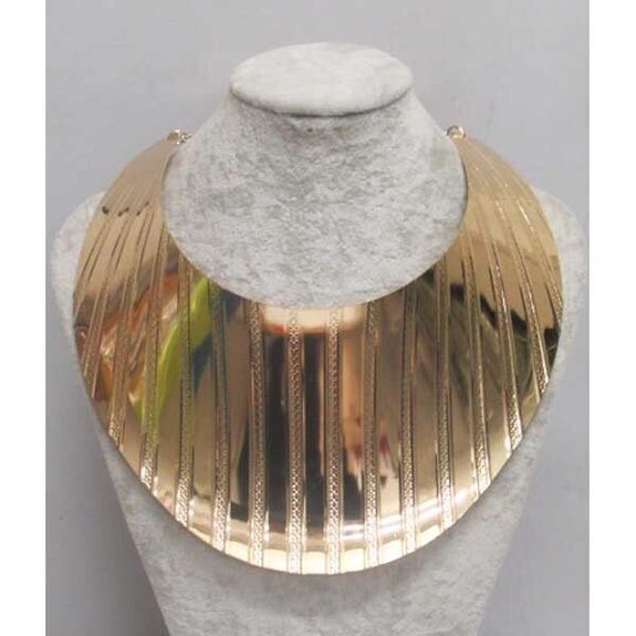 Bijoux bavoir metal doré
