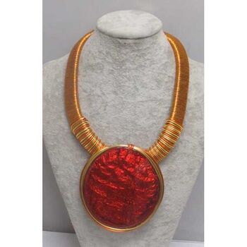 bijoux galette rouge
