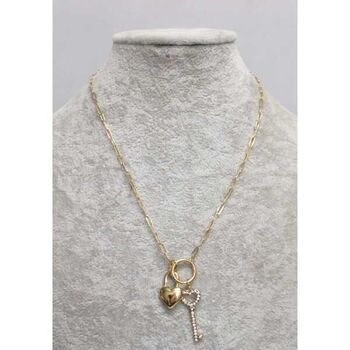 bijoux breloques cle coeur cadenas