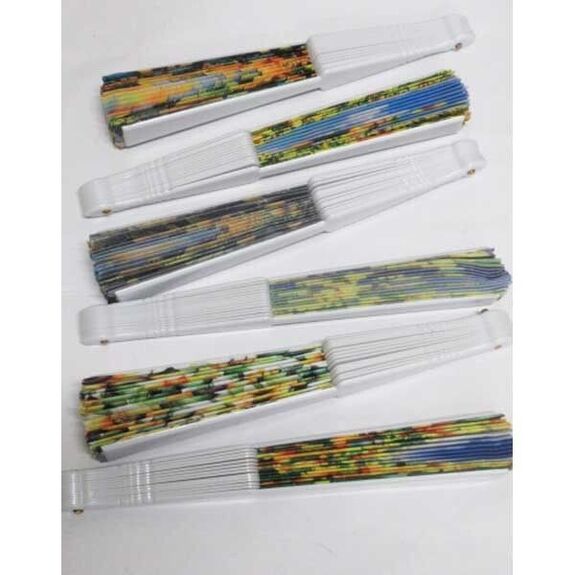 éventail la provence fleur