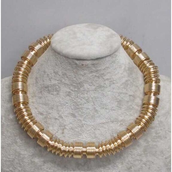 gold jewelry choker turbine row