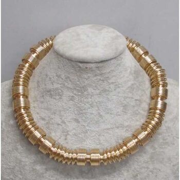 gold jewelry choker turbine row