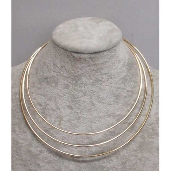 collier ethnique doré