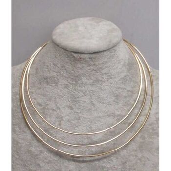 collier ethnique doré