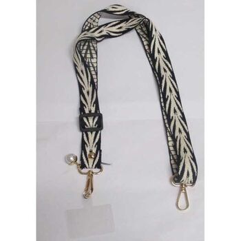 Collier smartphone bande noire tissu feuille