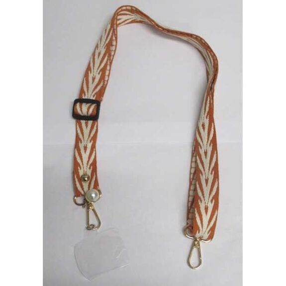 chain jewelry, orange band, leaf