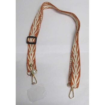 chain jewelry, orange band, leaf