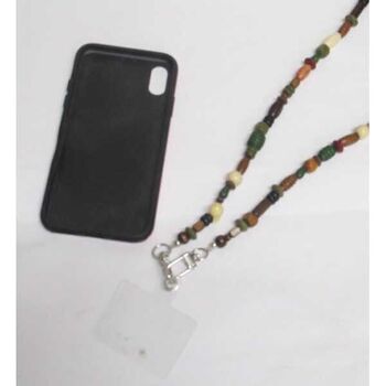 chaîne de téléphone en bois