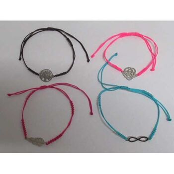 Stainless steel rhinestone heart bracelet jewelry