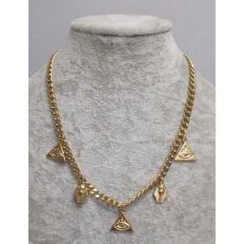 chaîne collier breloques Egypte Antique