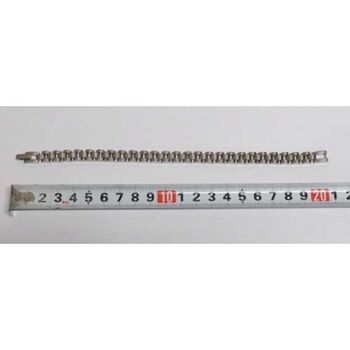 bijoux bracelet maillon montre en acier argente