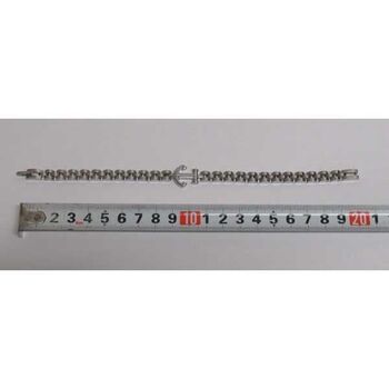 bijoux bracelet ancre maillon acier argente