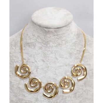 bijoux pendentif plaques tourbillon acier