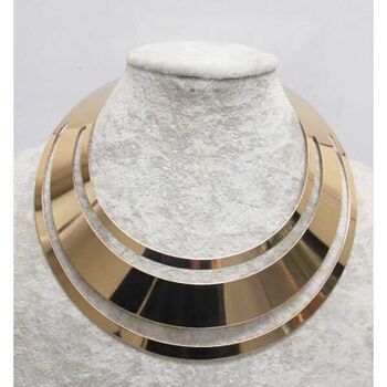 collier cercle ras de cou en doré