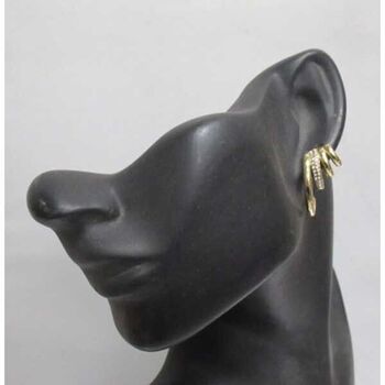 boucles oreilles griffes en acier