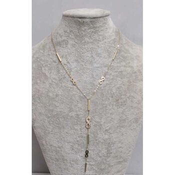 jewelry necklace steel infinity fall rhinestone