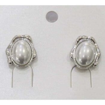 boucles d'oreilles à pince en perle