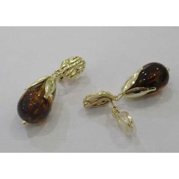 boucles oreilles pendantes résine à clip