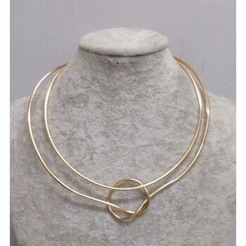 bijoux fils métal fantaisie formant noeud