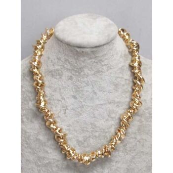 gold swirl chain jewelry