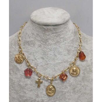 bijoux acier Medaillon Vierge Marie