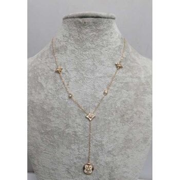 bijoux acier en Y étoile médaillon