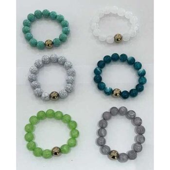 Bijoux jonc élastique couleur boules