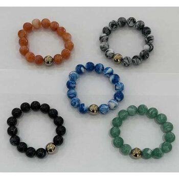 Bijoux jonc élastique couleur boules