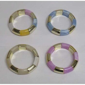 Gold-tone two-tone bracelet jewelry