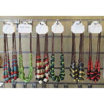 ceramic necklace jewelry in a matching set