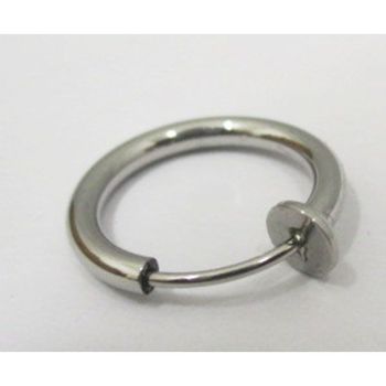 boucle d oreille créole en acier homme