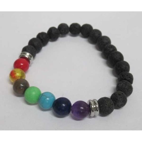 lava stone chakra jewelry