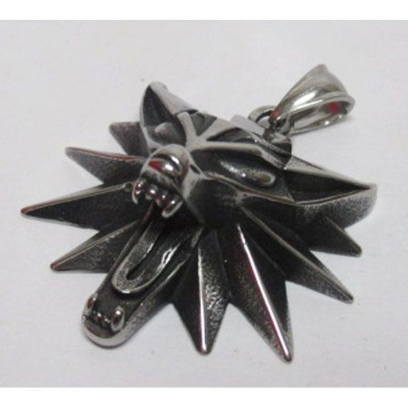 pendentif tête de dragon en acier inoxydable