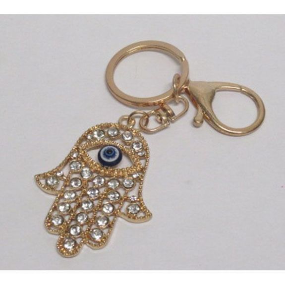 bijoux porte clé main oeil porte bonheur