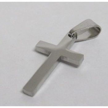 stainless steel latin cross pendant