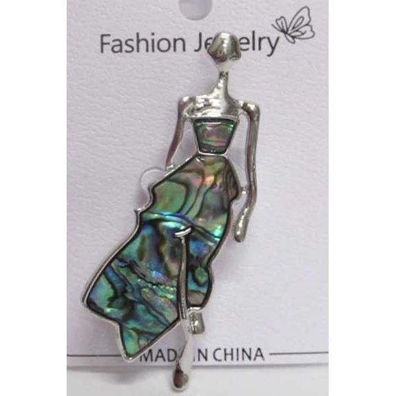 women's brooch jewelry scrolls