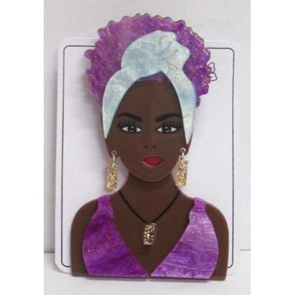 broche bijoux femme africaine