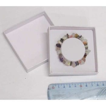 Lot of 12 white square jewelry box