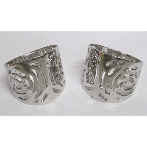 floral bangle bracelet