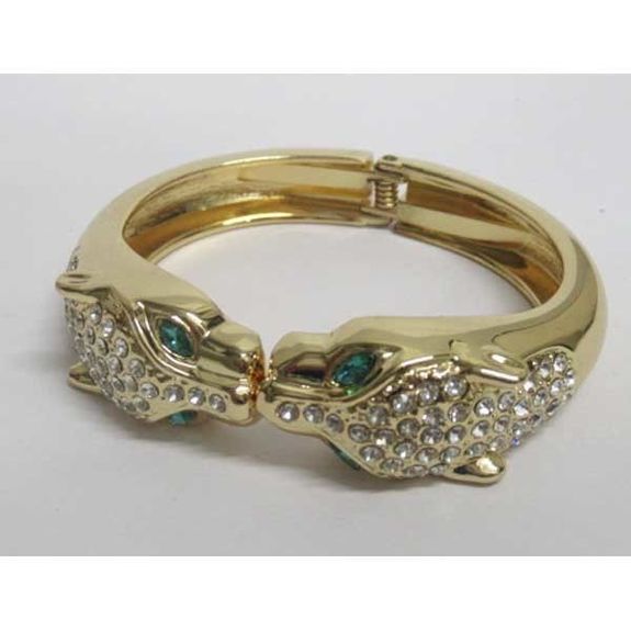 golden panther bracelet jewelry