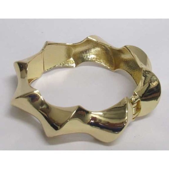 bracelet à spirale en doré