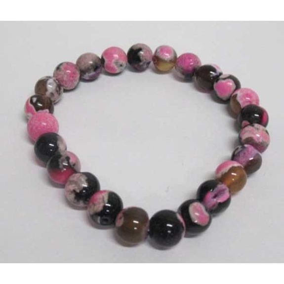 pink gradient stone bracelet