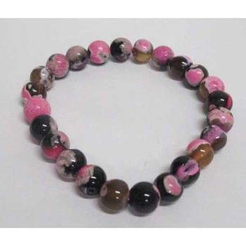 bracelet pierre degrade rose