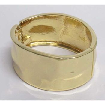 bracelet lisse en doré