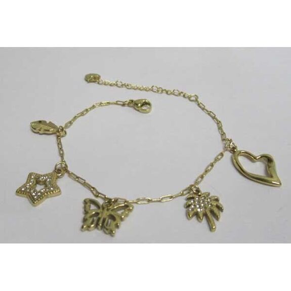 bijoux bracelet charm s acier inoxydable