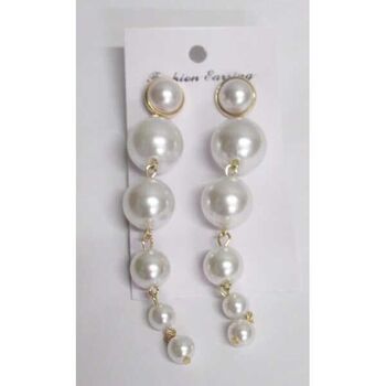 pearl drop earrings